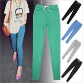 s xl 7 Farben Damen Mode Spitzen Hose alle mit Sport frei Süssigkeiten Farbe Tasche langen jogger Baumwoll