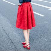 neue faldas Summer Style Vintage Rock hohe Taille tragen Röcke für Damen Arbeiten Mode American Apparel jupe Femme