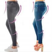 Verkäufe Winter Leggings Jeans für Damen Denim Hosen mit Tasche slim jeggings fitness plus Size Leggings s xxl black