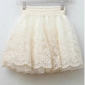 neuer Frühling Damen Fashion net aus Spitzen hohe Taille Tutu Rock