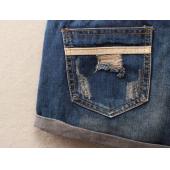 heißer Sommer Shorts Damen Vintage Club kurze Jeans sexy Hip hop Schädel Pflaster plus Size Shorts ohne gurt