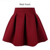 neue Damen sexy Mini Rock Raum Baumwolle Schwarzen kurzen Rock fallen witner warm Röcke Damen hohe Taille gefaltete