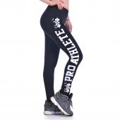 s xl neue Damen leggins Mode aus gewirken gedruckt Sport Leggings fitness sich slim Schwarze Leggings