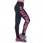 s xl neue Damen leggins Mode aus gewirken gedruckt Sport Leggings fitness sich slim Schwarze Leggings