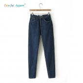 222 Frühjahr neue Damen b hohen cowboy Harem Hose Vintage cowboy in voller länge Hose los cowboy Hose