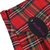 avidlove Marke Damen Mode sexy schulMädchen Cosplay Nachtwäsche karierten Nacht super Mini Vlies Rock