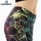 ein neuer 3d gedruckte Farbe Damen leggins ray fluoreszenz leggins Frau kdk1401