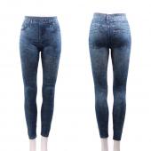 Damen stretch Denim Jean aus Dünnen Leggings slim jeggings Hose Sportakademien American Apparel Faux Denim Bleistift