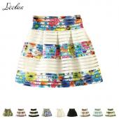 zehn Farben Damen Röcke Sommer neue sexy Mode Tutu Rock Womens foral fluffy swing Rock ladies Ballkleid