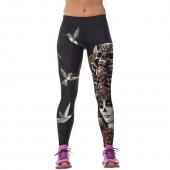 neue Mode Damen hohe Taille fitness Sport Hose 3d gedruckten Strecken laufen fitness Leggings