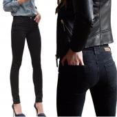 im Frühjahr Damen dünn Jeans sich Dünne BleiStift Hose Schwarz lässig Jeans Freund plus Size