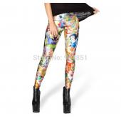 plus Size n 4xl fitness Damen und Kleidung für Damen sexy Mode pirat leggins Hose Digitaldruck schnee