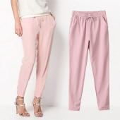 Chiffon Hose Sommer Damen Hosen Harem Pants Tunnelzug elastischen Bund Hose lässig plus Size Damen Hosen frei Shipping