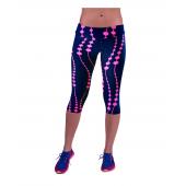 heißes neues Capris Outdoor Sport hohe Taille Floral Damen leggins workout fitness casual fitnessstudio laufbekleid