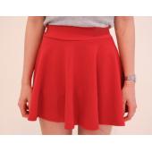 Schwarz Blaue Mode Damen Röcke Hoch Sommer Taille gefaltete Rock Vintage Damen Einfarbig tennis Skater Rock