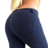 mitte Taille plus Size push up elastischer Sport Leggings für fitness Damen Hosen Bodybuilding Kleidung jegging