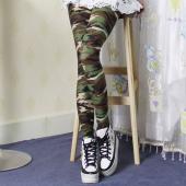 Frühjahr Sommer Damen Sport Leggings fitness Camouflage Hose 100% Baumwolle leggins Hochelastischen