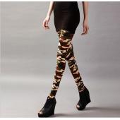 sexy Camouflage Punk Damen Sport Militärischen neun Leggings für Damen Print ein Gamaschen fitness graffiti