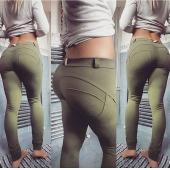 neuer Stil im Herbst Jeansmode in voller länge mitte Taille Bleistift Hose reißverschluss fliegen Dünne kausalen Stil