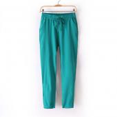 heißes Verkauf Chiffon Hose Sommer Damen Hosen im Harem Pants Tunnelzug elastischen Bund Hose plus Size Damen Hosen