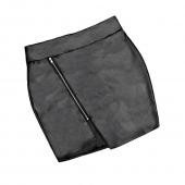 hiManjie Mode sexy Damen Bodycon Rock pu Leder kurzen Rock Schwarzen Shorts plus Size Damen Kleidung saias femini