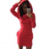 ein Stück Verband Bodycon Kleid Vestido Feminino lange Ärmel Damen WinterKleid Bodycon Vestidos Baumwolle Pullover