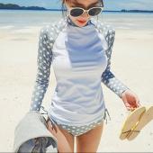 heißes Verkauf HochwerTiger Damen sexy Hautausschlag wachen mit langen Ärmeln sonne prodected tauchAnzug Neoprenanzug