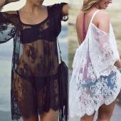 neue Sommer Damen n Badeanzug Beachwear Bikini Beach Vertuschung Vestidos Swimwears Floral sexy Spitzen