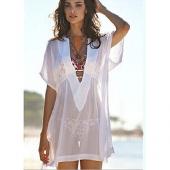 Damen Badeanzug Chiffon Bikini für Bademoden Sommer Strand Dress
