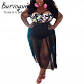 burVogue Schwimmen tragen plus Size Tankinis Sets für Damen Tankinis Setzt sexy Badeanzug zwei Stück push up Tankinis