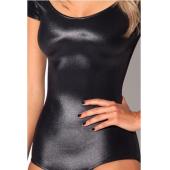 ost Stricken e23 Stück nass aus Schwarzem pu Leder Bikini Body cap Ärmel