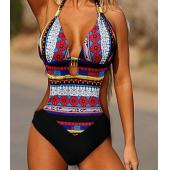 Böhmen sexy ein Stück Badeanzug Badehosen Damen monokini plus Size Badehosen tragen Damen Schwimmen ein Stück