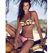 der neue Stil Bikini Streifen mit Polsterung polyassorted Farben hersteller Verkaufen