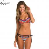 heißes Design nationalen Stil einfach sexy Bikini Model Brasilianischen Bikinis Treiben Gepolsterte  biquinis Feminino