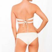 Damen sexy Ethnischen gedruckt Underwire Unpadded Badeanzug Badehosen zwei Stück Bikinis Setzt Weiss Schwarz