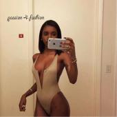 neuer Stil palysuit Rompers Verband Bodycon Verband Body sexy Tiefe v rückenfrei Stück Body für die Damen