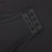 heißer Sommer Damen Mode Schwarz Weiss 3 4 Ärmel Tops sexy den Hals Schulter Overall Bodysuit Clubwear