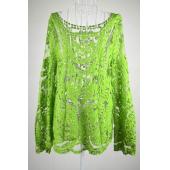 Femininas Damen lange Ärmel sexy Spitzen Bluse dazu höchstens Fashion Tops Tees Lady Bluse Hemd