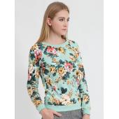 harbeth neuen Frühling im Herbst Damen Sweat Shirts Floral Pullover lässig Hoodies Baumwolle terry bedruckt o Hals
