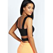 neue Mode Damen bralet BH Bustier BH Pflanzliche Top slim passend Tank Tops Korsett Clubwear