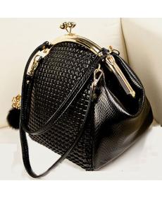 neue Mode luxus Damen Handtasche Schultertasche pu Leder Schwarz muschel bag berühmte designer vintage Damen