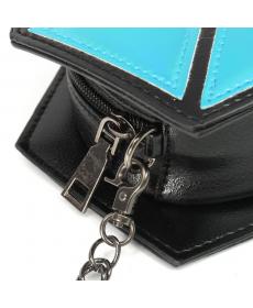 3D Damen Tasche Diamant Form Kleine Schulter Kette Dame Mädchen Messenger Umhängetasche Patchwork Tote Abend