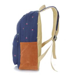 Niedlich Koreanischen Stil Doppelt Schulter Buch Taschen Mode Mädchen Damen Leinwand Punkte Schultasche