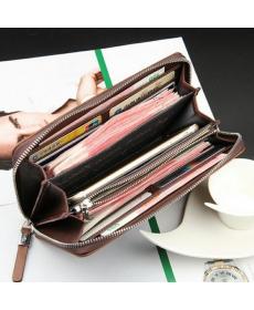 Baellerry Marke Business Herren Lange Brieftaschen Aus Echtem Leder Reißverschluss Große Kapazität