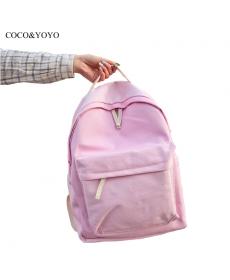 Heißer neue Marke Design Mode schwarz Leinwand Damen Rucksack lässig Reise Taschen adrette Schultaschen