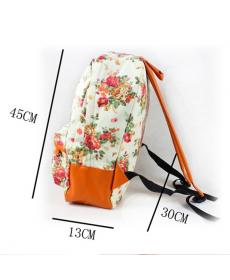 mädchen Blume Rucksack Schule Buch Schultertasche Reisetasche Damen Leinwand Rucksack