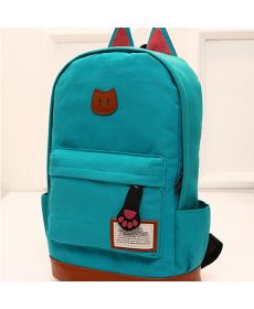 mode neue förderung leinwand katzenohren Herren und Damen Rucksack koreanische version Umhängetasche Rucksäcke