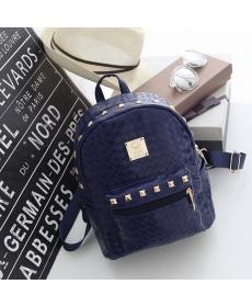 hohe Pu Leder Damen Rucksack mit Stricken Japan Koreanischen Stil Rucksack Teenager Mädchen Hand made Taschen