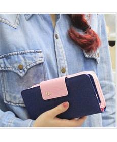 neue Ankunft hohe Qualität Damen Brieftasche Marke Damen Handtasche candy Farbe Damen lange Geldbörsen