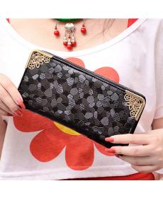 Fashion Hot Lady Damen PU Leder Lange Geldbörse Brieftasche Kupplung ReißverschlussTasche Kartenhalter